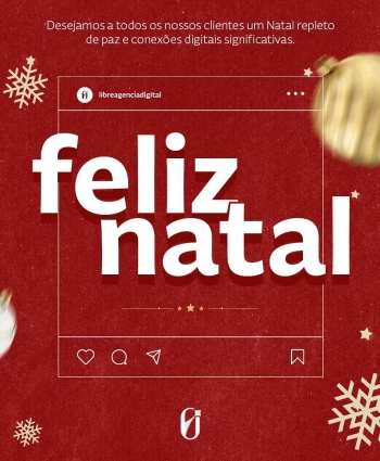 Neste Natal, que cada luz brilhe como uma estratégia bem-sucedida, cada presente seja embalado com criatividade e cada momento seja compartilhado digitalmente.  Que a magia desta temporada ilumine o caminho para um ano novo repleto de conquistas online! 🌟🎄   #NatalDigital #LibreAgenciaDigita