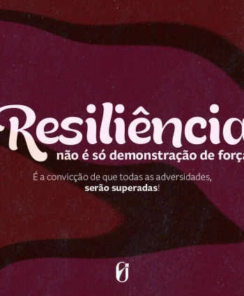 Para estar aqui no instagram, criando conteúdo interessante e de qualidade, a resiliência é fundamental!